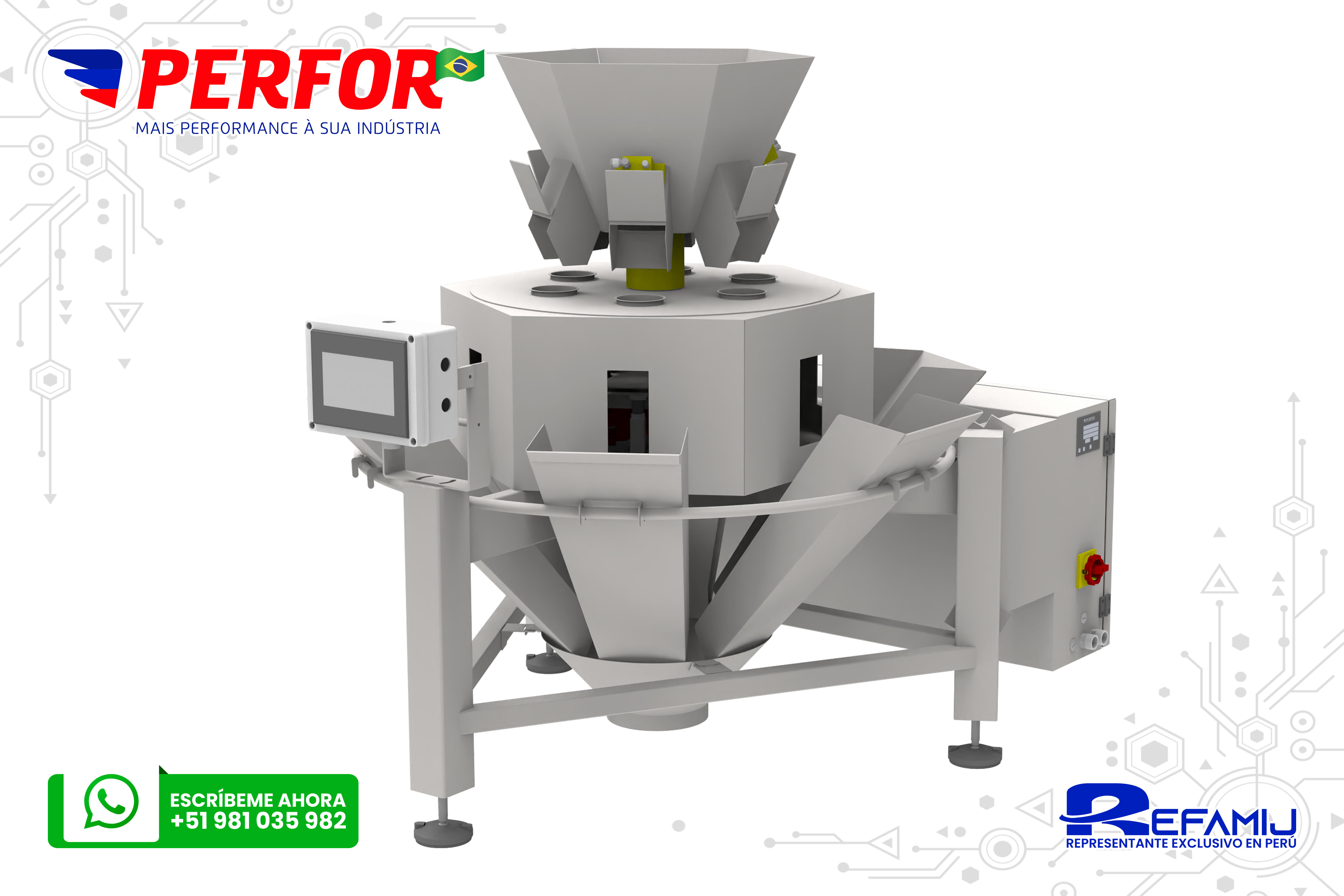 Dosificador Canaleta o Tornillo Lineal